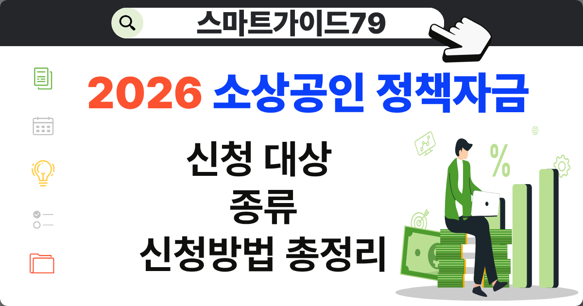 2026 소상공인 정책자금 안내 이미지
